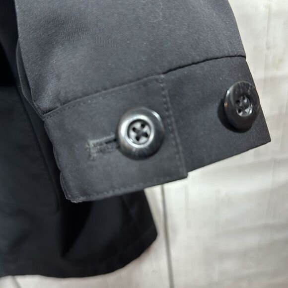 Vintage L.L. Bean Womens Black Utility Field Jacket Size L Outdoor Quiet Luxury - Picture 7 of 16